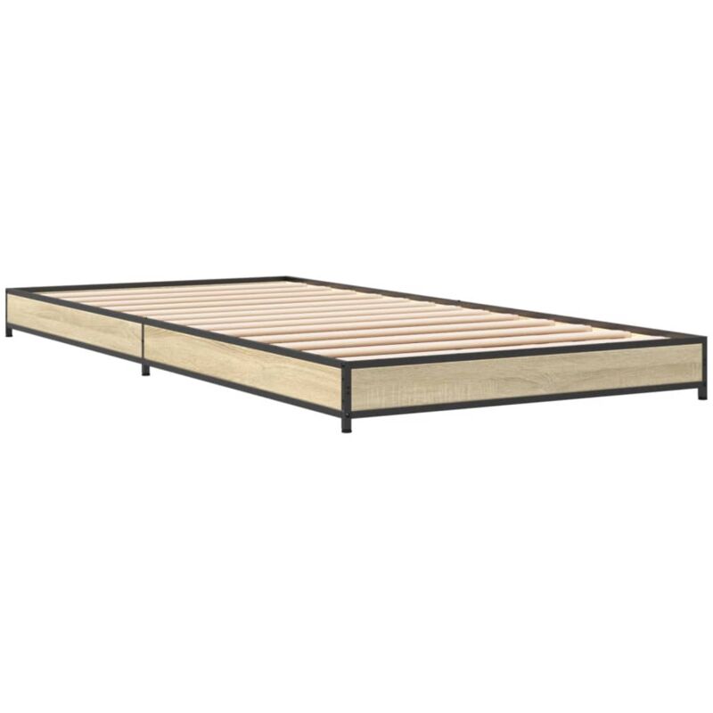 foto del prodotto giroletto rovere sonoma 100x200 cm legno multistrato e metallo vidaxl