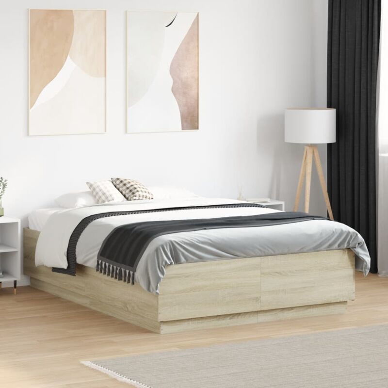 foto del prodotto giroletto rovere sonoma 140x190 cm in legno multistrato vidaxl