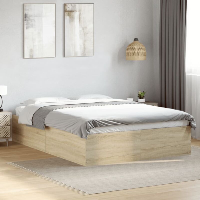 foto del prodotto giroletto rovere sonoma 140x200 cm in legno multistrato