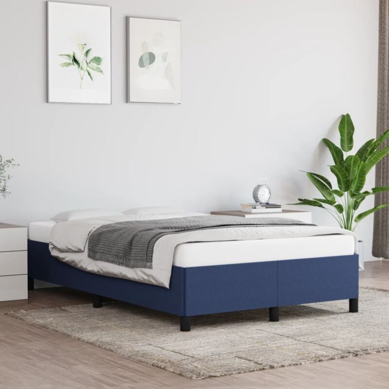 foto del prodotto giroletto senza materasso blu 120x200 cm in tessuto vidaxl