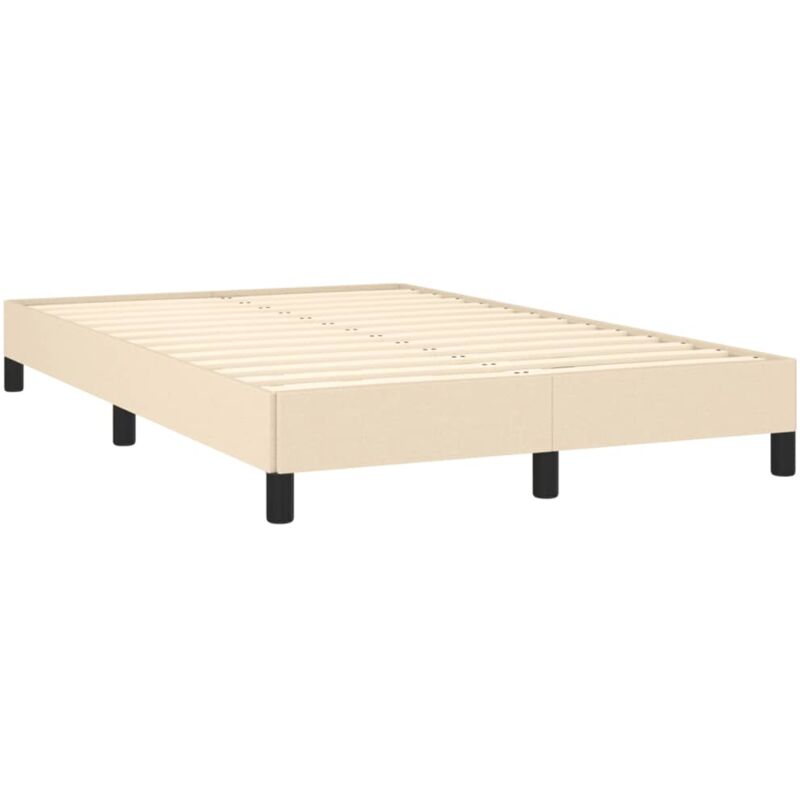 foto del prodotto giroletto senza materasso crema 120x190cm in tessuto vidaxl