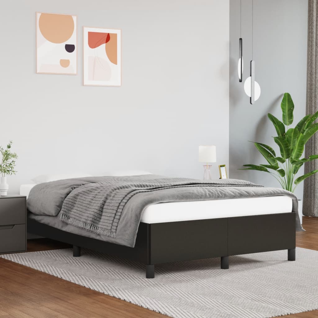 foto del prodotto giroletto senza materasso nero 120x190 cm similpelle vidaxl