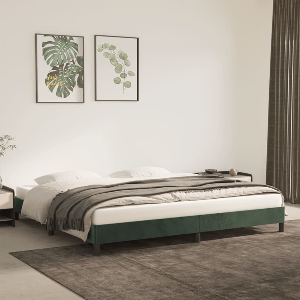 foto del prodotto giroletto verde scuro 200x200 cm in velluto cod mxl 64486