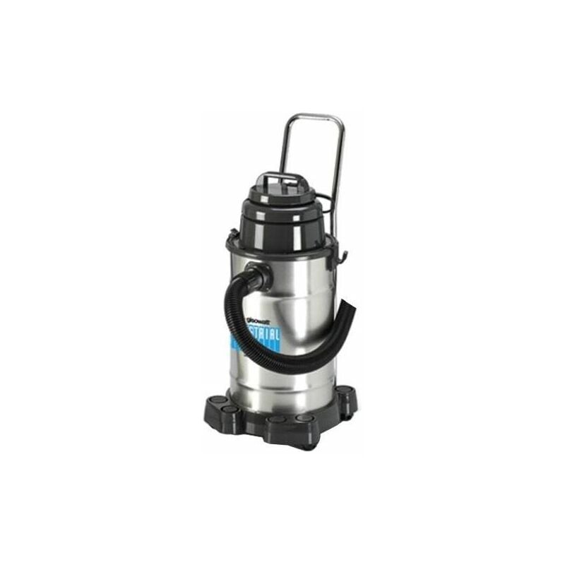 foto del prodotto gisowatt industrial 30 wetanddry aspiratutto con carrello, 30lt, inox