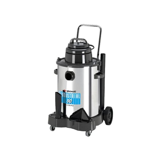 foto del prodotto gisowatt industrial 50 wetanddry aspiratutto con carrello, 50lt, inox