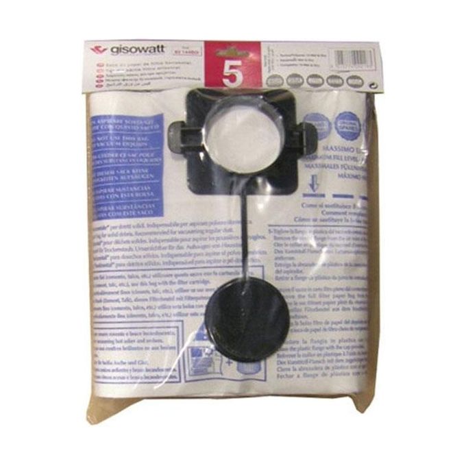 foto del prodotto gisowatt sacchi filtro aspirapolvere medio confezione 5 pz