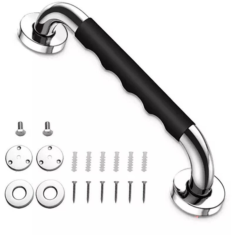 foto del prodotto gistuch maniglia per vasca, maniglia per doccia antiscivolo da 30 cm, maniglia per doccia con maniglione in acciaio inossidabile montata a parete