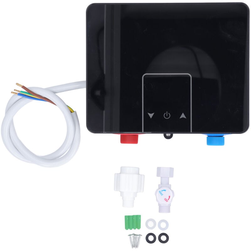 foto del prodotto gistuch mini scaldabagno elettrico senza serbatoio punto di utilizzo su richiesta scalda acqua calda istantanea per lavelli montaggio a parete, 220 v