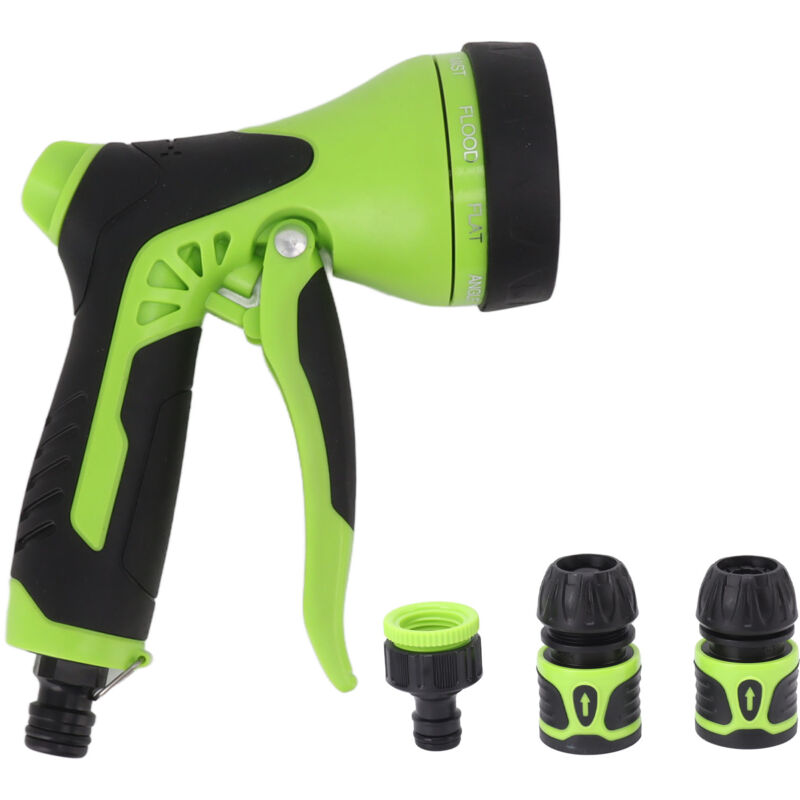 foto del prodotto gistuch pistola a spruzzo per tubo da giardino ugello a 9 funzioni pistola a spruzzo manuale irrigatori ad acqua grilletto con impugnatura a pistola