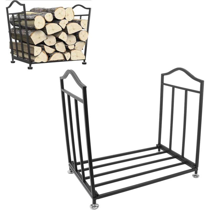 foto del prodotto gistuch portalegna per legna da ardere, supporto per legname in ferro per camino, contenitore per legname resistente per accessori per stufe per