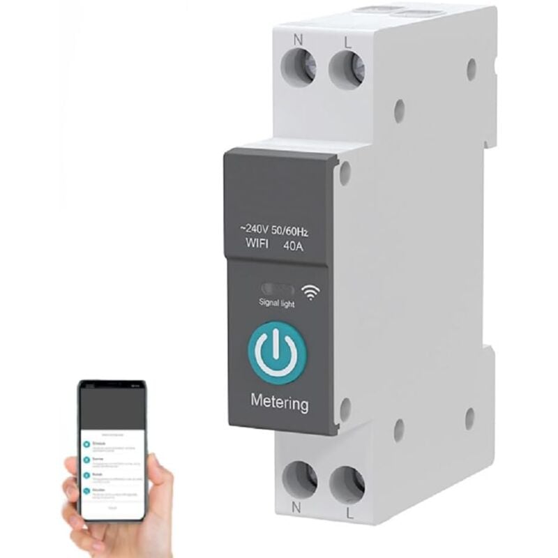 foto del prodotto gistuch prese connesse e intelligenti interruttore wifi intelligente telecomando per telefono wireless e 3 funzioni di modalit di