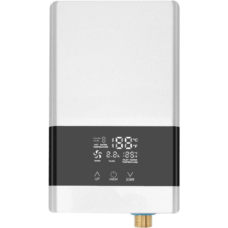 foto del prodotto gistuch riscaldatore di acqua istantaneo 6000w riscaldatore di acqua elettrico installazione touch riscaldatore di acqua automatico costante spina
