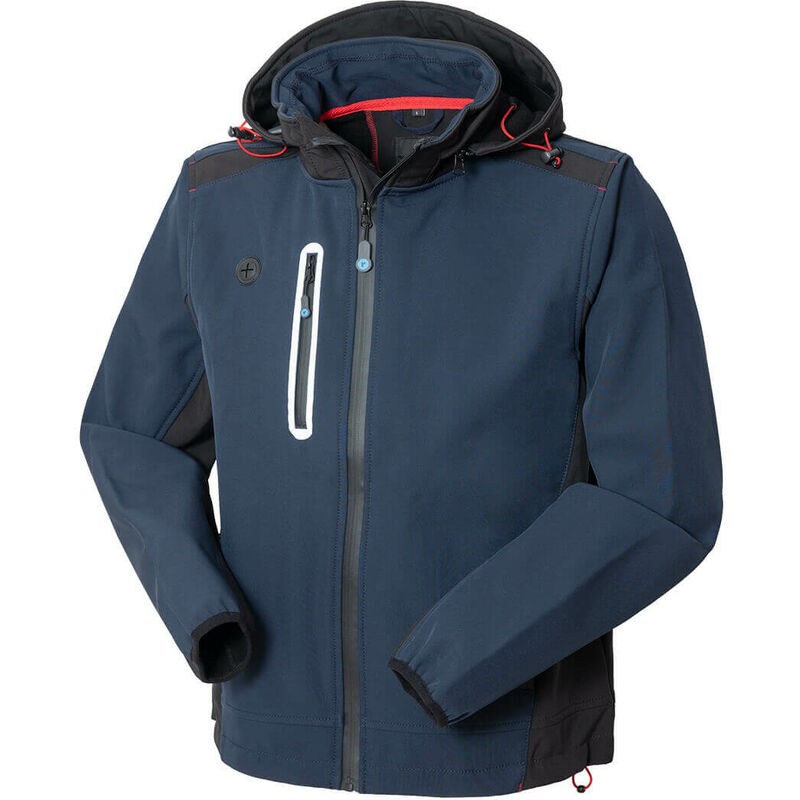 foto del prodotto giubbetto softshell smarty colore blu taglia s