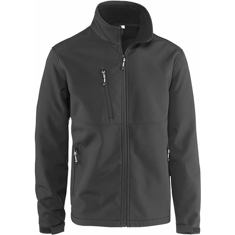 foto del prodotto giubbino softshell nero tg. xl