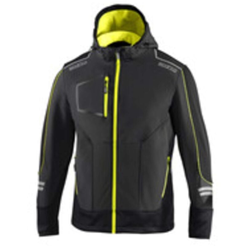 foto del prodotto giubbino york grey yellow tg xl - sparco
