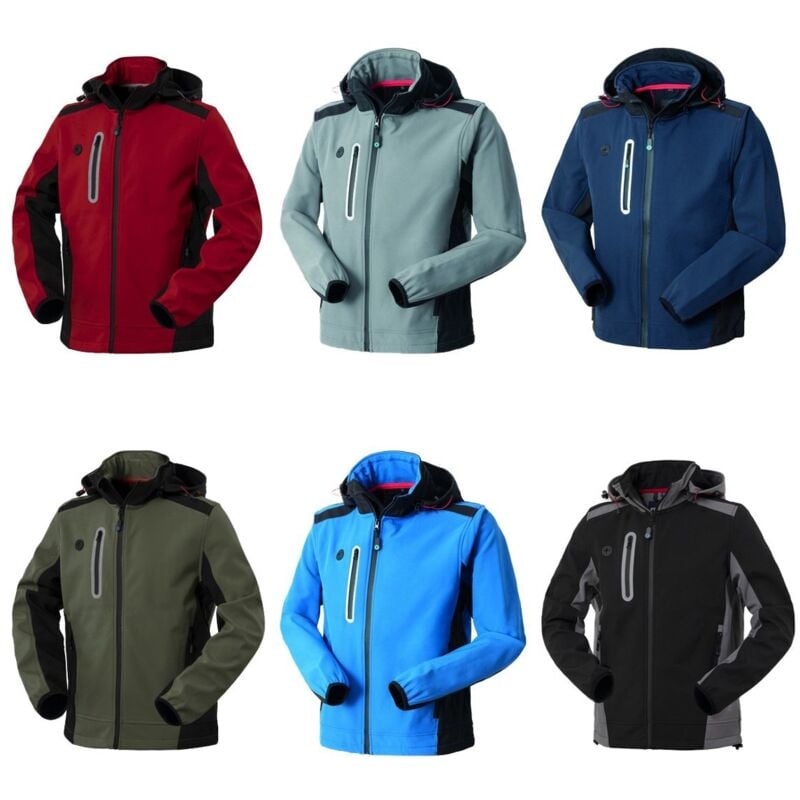 foto del prodotto giubbotto da lavoro softshell rossini smarty xl verde