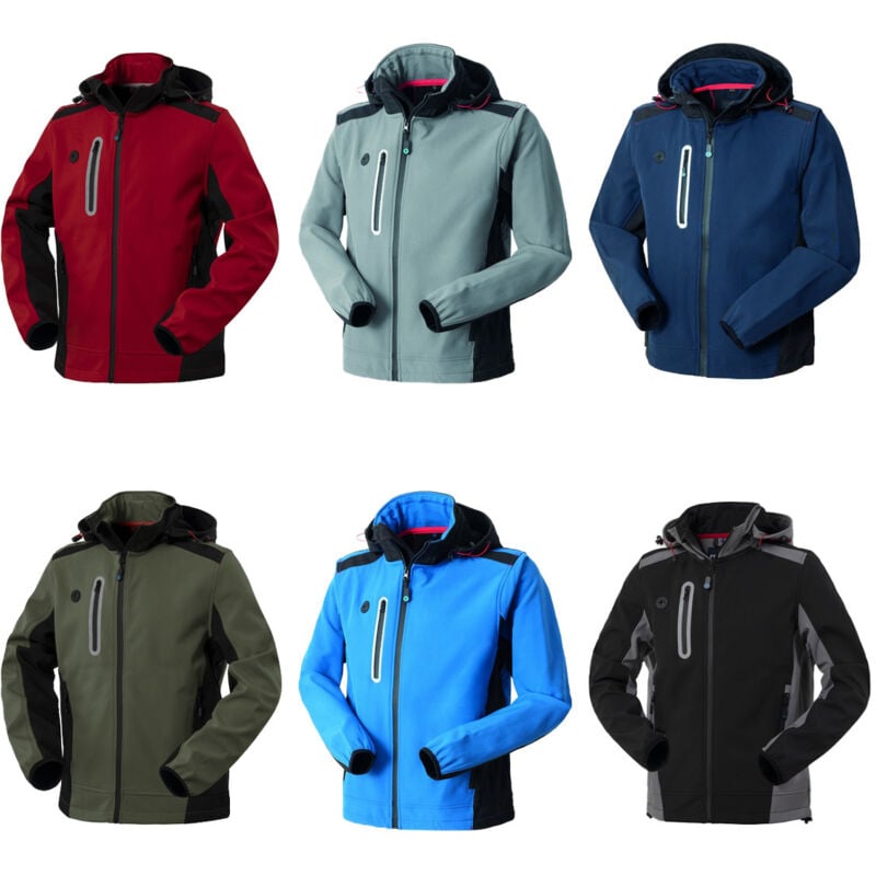 foto del prodotto giubbotto da lavoro softshell rossini smarty xxxl verde