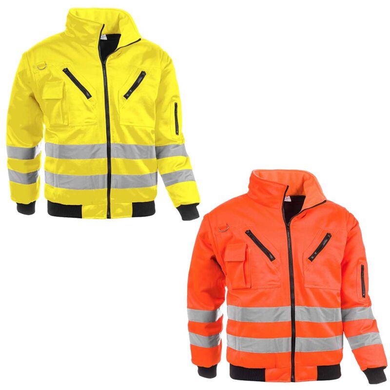 foto del prodotto giubbotto gilet da lavoro ad alta visibilit sottozero nuovo cantoniere 2380a l arancione
