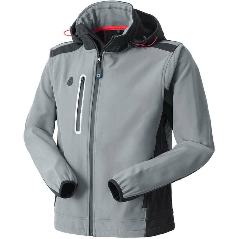 foto del prodotto giubbotto smarty softshell colore grigio taglia xxl