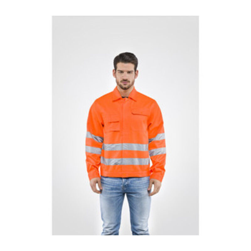 foto del prodotto giubotto alta visibilit arancio tg. xxl