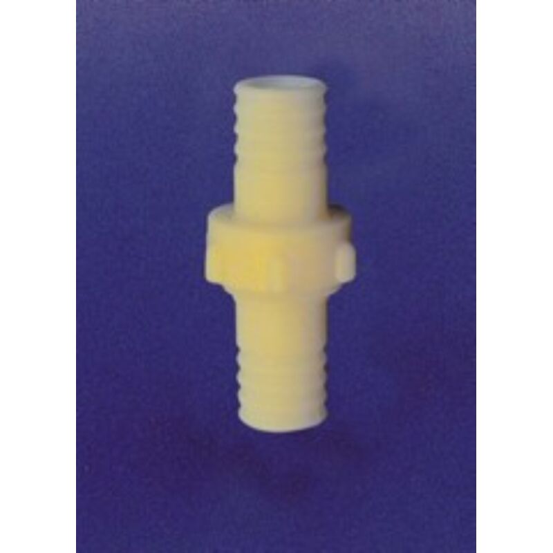 foto del prodotto giuntatubi raccordo in 3pz nylon per tubi da irrigazione 60 mm art. 2042