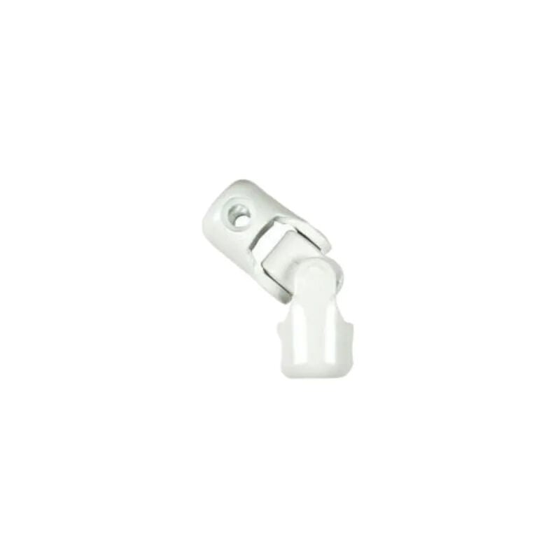 foto del prodotto giunto a ginocchiera per tapparelle, esagonale 10 mm, asta 12 mm, acciaio bianco