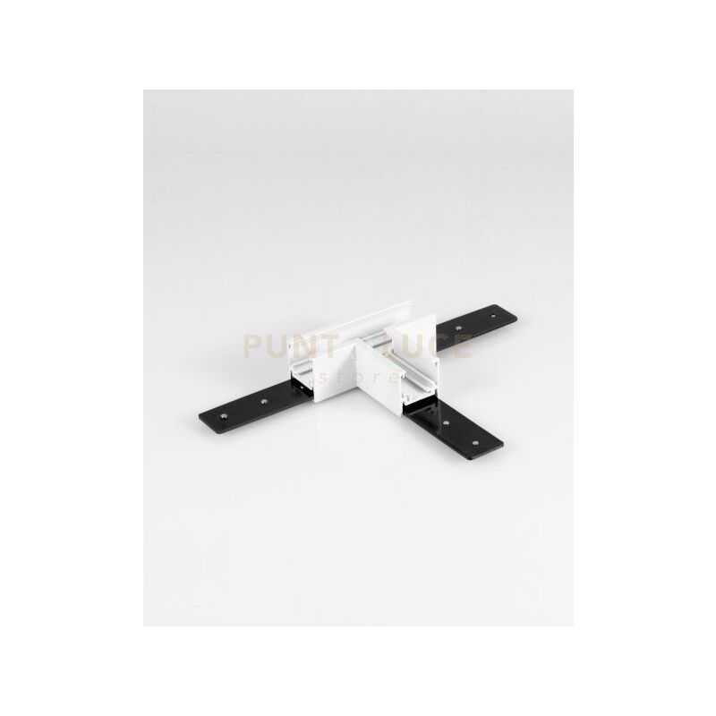 foto del prodotto giunto a t meccanico per binario 48v h2,74cm bianco