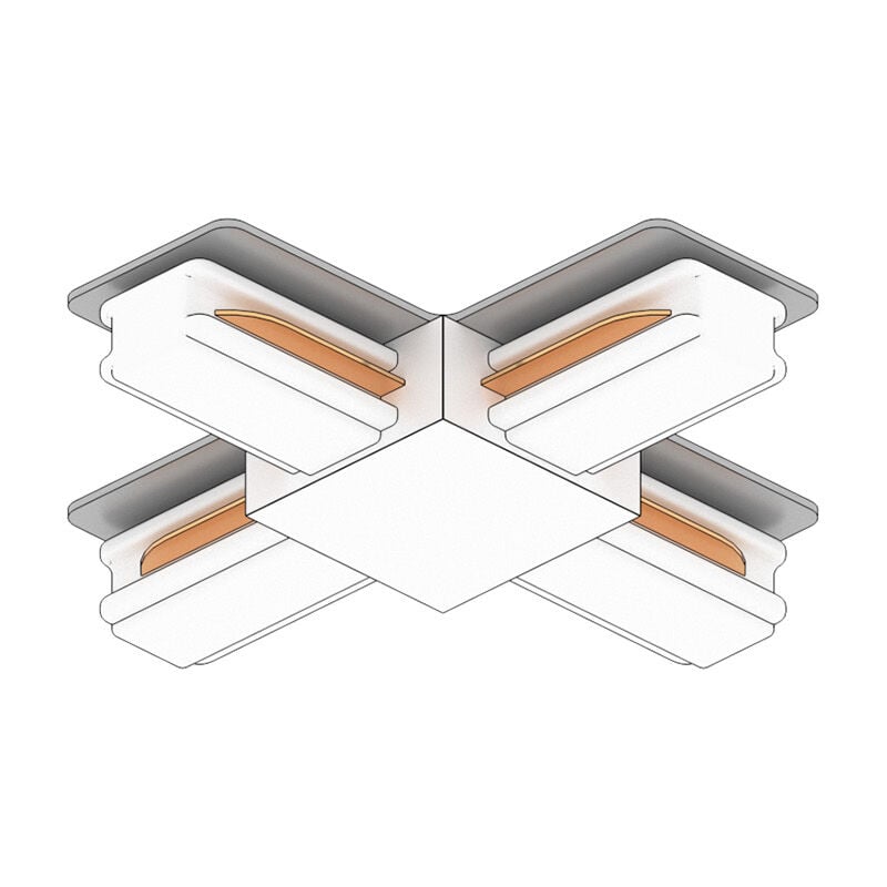 foto del prodotto giunto ad x elettrificato mono bianco serie mono