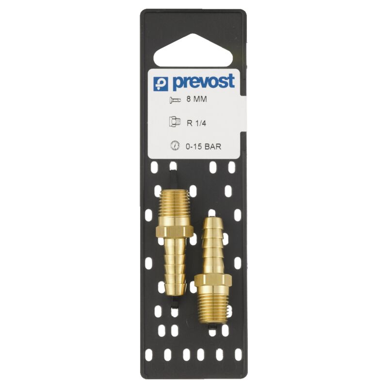 foto del prodotto giunto per tubi prevost filetto conico maschio 8 mm r1 4 jft 1408p2