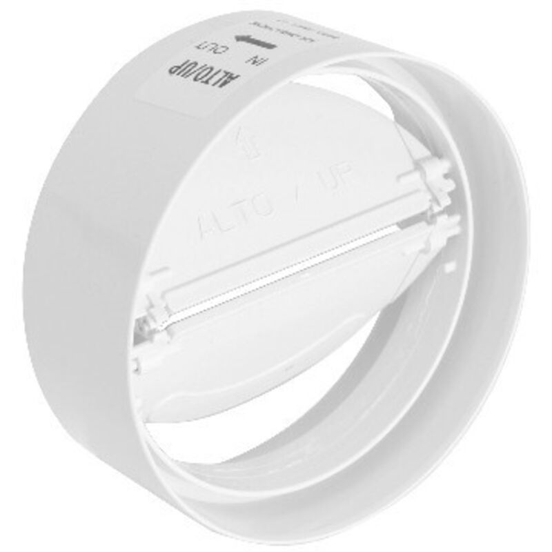 foto del prodotto giunto per tubi tondi in abs con valvola a farf. diam. 125 mm
