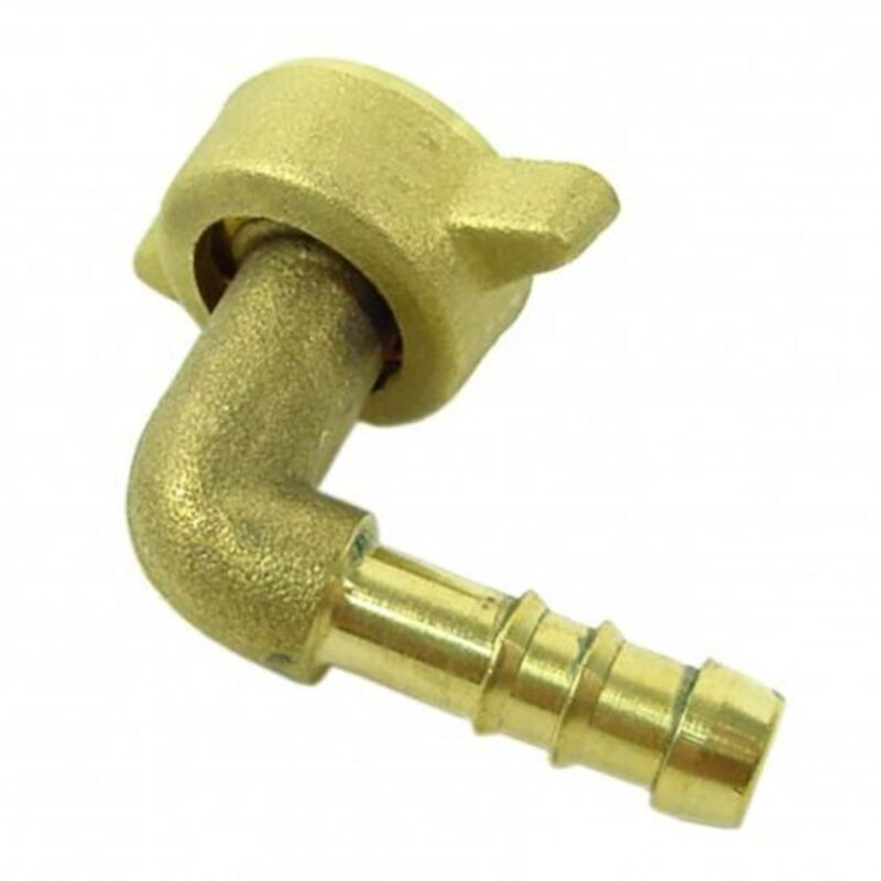 foto del prodotto giunto portagomma 90 gradi d. 10 mm con ghiera 1 2 per tubo irrorazione 35247 