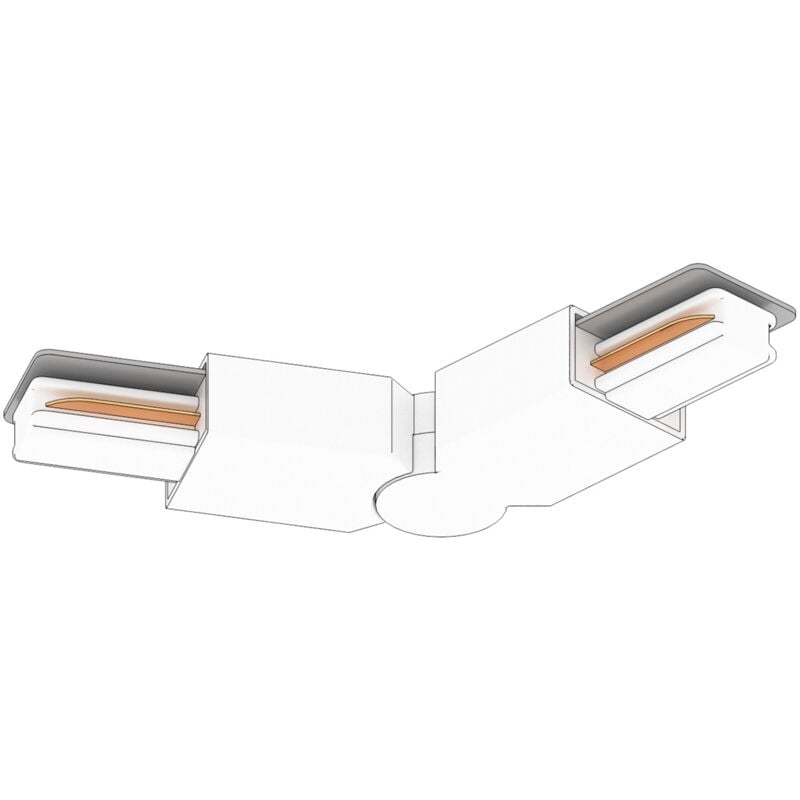foto del prodotto giunto snodato elettrificato mono bianco serie mono