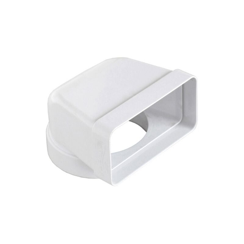 foto del prodotto giunto verticale per passaggio da tubo tondo a rettangolare per tubo cappa first d125 150x70 mm