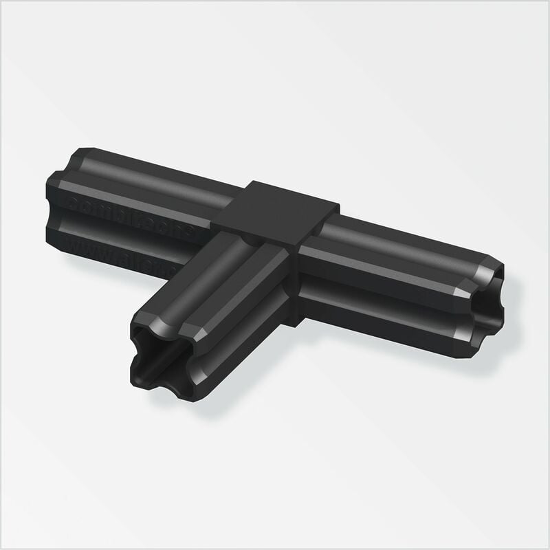 foto del prodotto giuntura a t 90 23,5 nero
