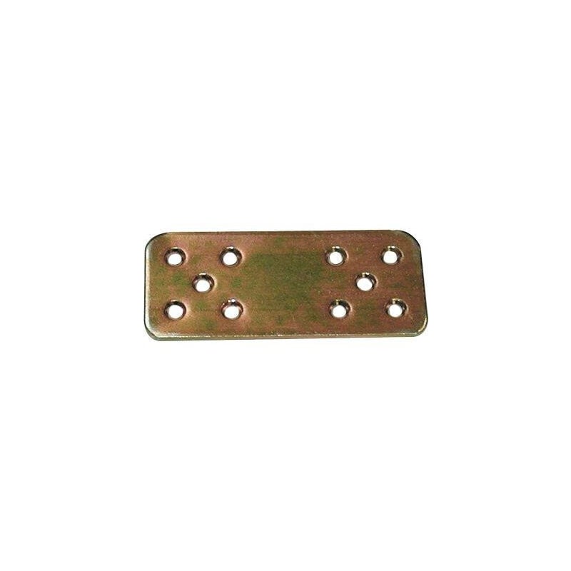 foto del prodotto giunzione gazebo pesante dritta 789 • zincata gialla s.mm 2,5 mm 90x40