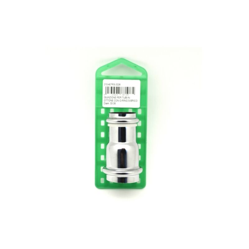 foto del prodotto giunzione per tubi in ottone con o ring s brico diam. 40 32 faidf