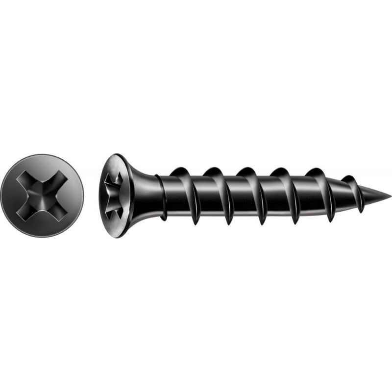foto del prodotto gix vite per pareti a secco fosfatazione nera , 5,5 x 38 mm , 300 stk. scatola di cartone xl spax