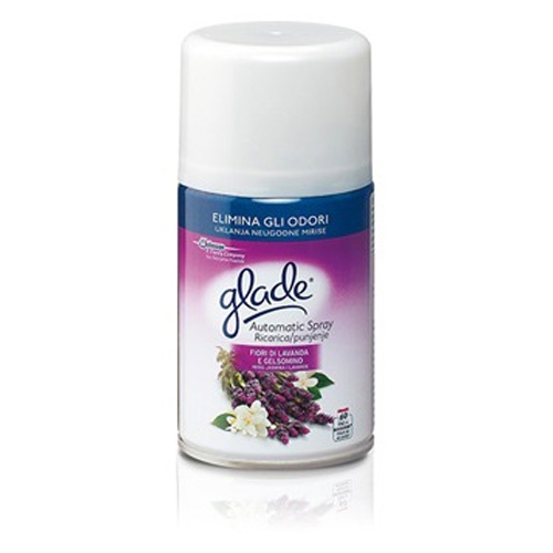 foto del prodotto glade automatic spray ricarica deodorante ambiente fiori di lavanda e aloe