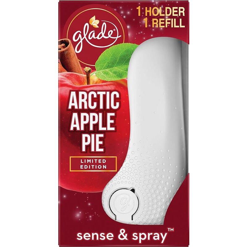 foto del prodotto glade deodorante per ambiente sense e spray con ricarica 18 ml mela e cannella