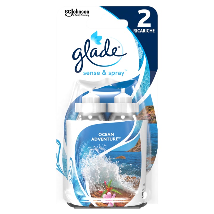 foto del prodotto glade - ocean adventure - 2 ricariche per diffusore