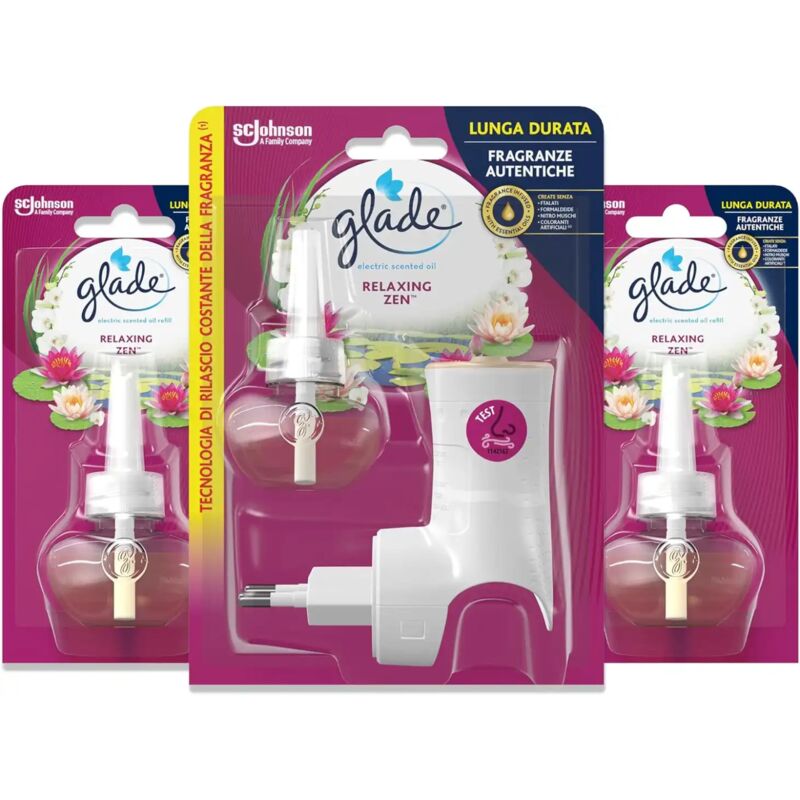 foto del prodotto glade relaxing zen elettrico 1 diffusore 3 ricariche profumatore ambiente