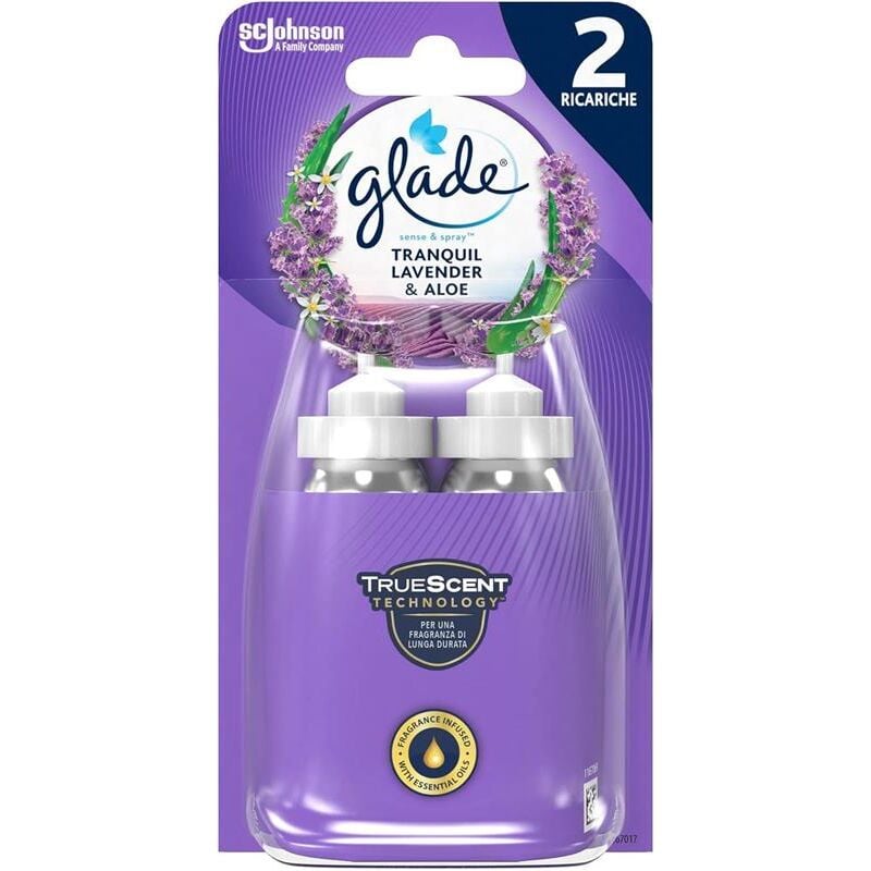 foto del prodotto glade sense spray deodorante per ambienti con sensore di movimento fragranza lavanda 2 x 18 ml okx