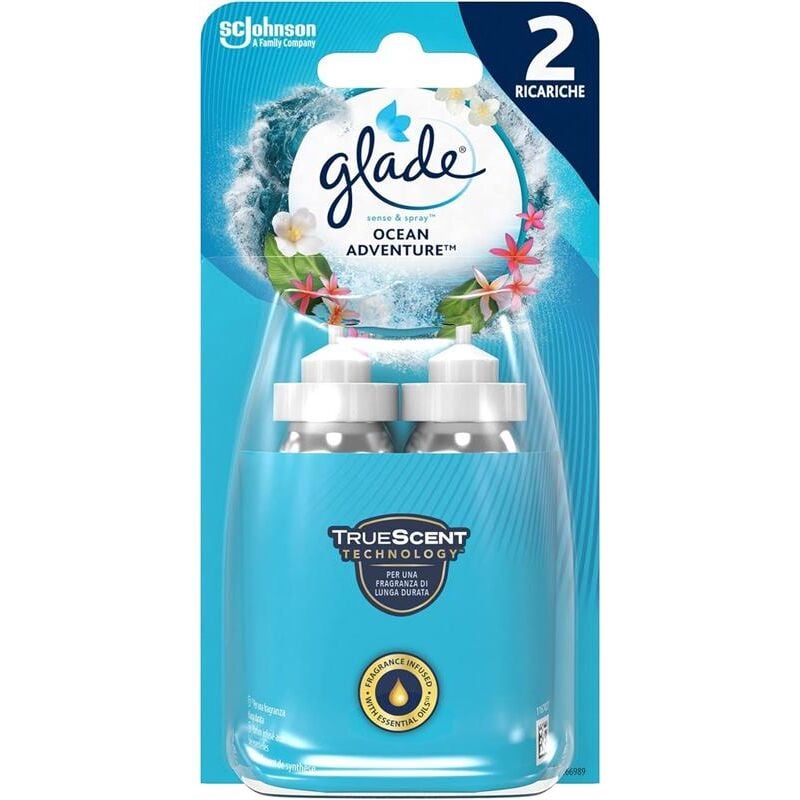 foto del prodotto glade sense spray deodorante per ambienti con sensore di movimento fragranza ocean adventure 2 x 18 ml okx