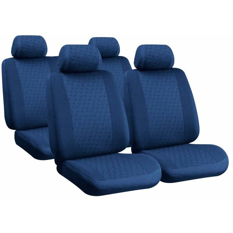 foto del prodotto glamur basic fit, set fodere coordinate in jacquard avio