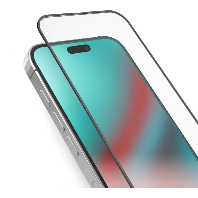 foto del prodotto glass screen protector full cover per iphone 15 pro