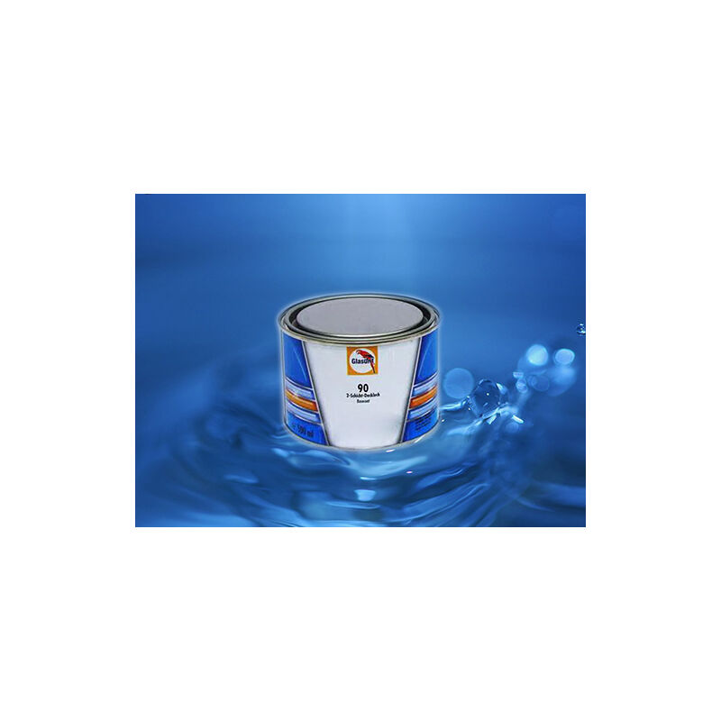 foto del prodotto glasurit tinta base 90 m 99 01 alluminio extra fine 0,5 lt