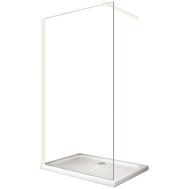 foto del prodotto glaswerk westfalen lily 80x200 cm walk in duschwand duschabtrennung klarglas wei 