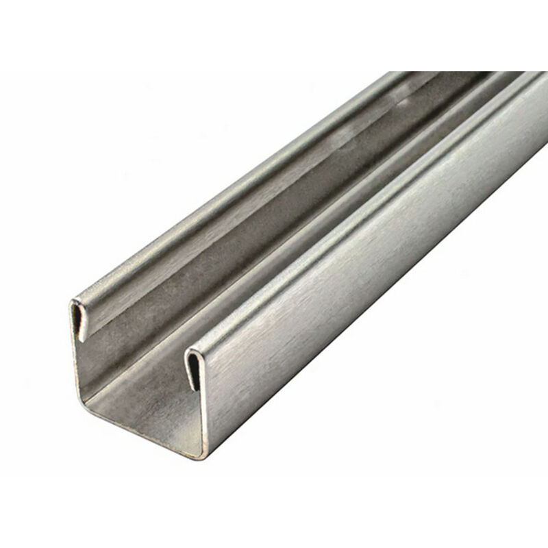 foto del prodotto glaszentrum hagen 2440x15x9 mm u profilo a parete in acciaio inox profilo a pavimento profilo di inserimento per docce