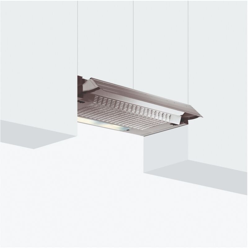 foto del prodotto glem cappa sottopensile ghe901si da 90 cm aspirante colore argento