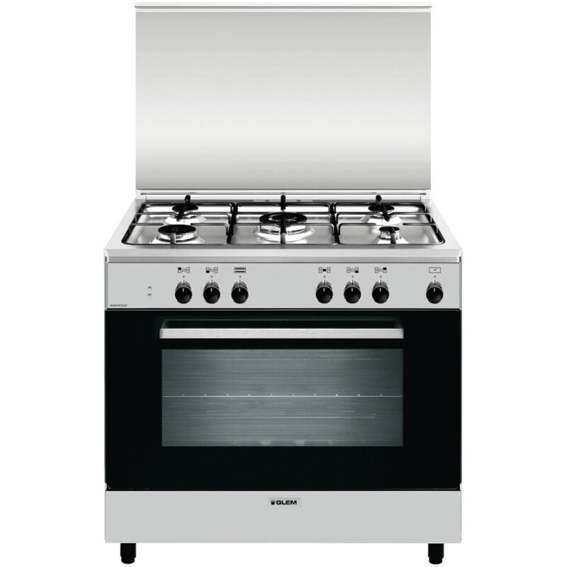 foto del prodotto glem gas an965ei cucina elettrico acciaio inox